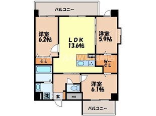 メルヴェーユ・Fの物件間取画像